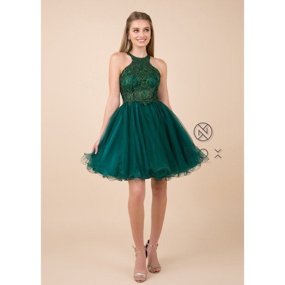 BEAUTIFUL DRESS-E696-GREEN